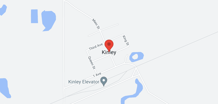map of Third Avenue Kinley Lots